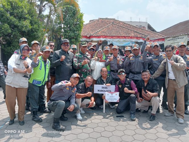
					Peringatan HUT RI ke 79, Satlinmas Desa Margajaya Raih Juara Lomba PBB Se-Kecamatan Ngamprah
