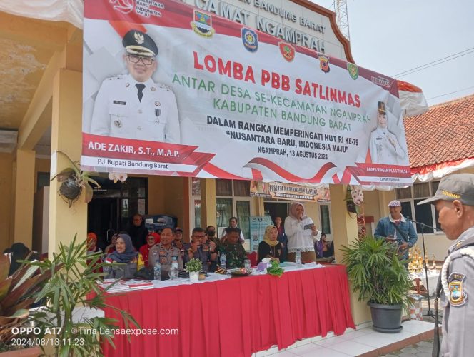 
					Semarak Memperingati HUT RI ke-79, Kecamatan Ngamprah Gelar Lomba PBB Satlinmas Antar Desa