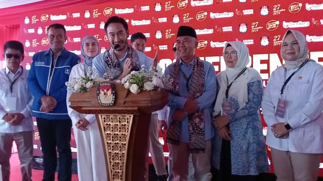 
					Mantap Melangkah, PAN Gerindra Resmi Mendaftar Jeje dan Asep ke KPU KBB