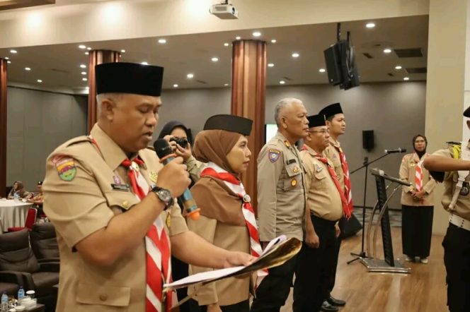 
					Sekretaris Daerah Nurmalini Menghadiri Acara Pelantikan Saka Bakti Husada Masa Bakti 3024 2029