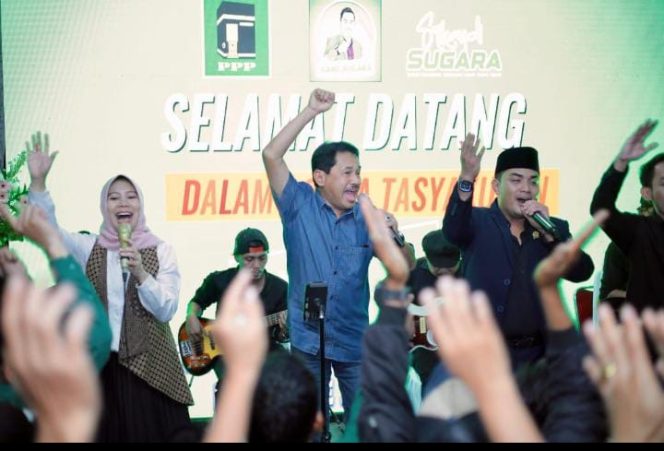 
					Syukuran Setelah Dilantik, Kang Sugara Bersama RY Duet Maut