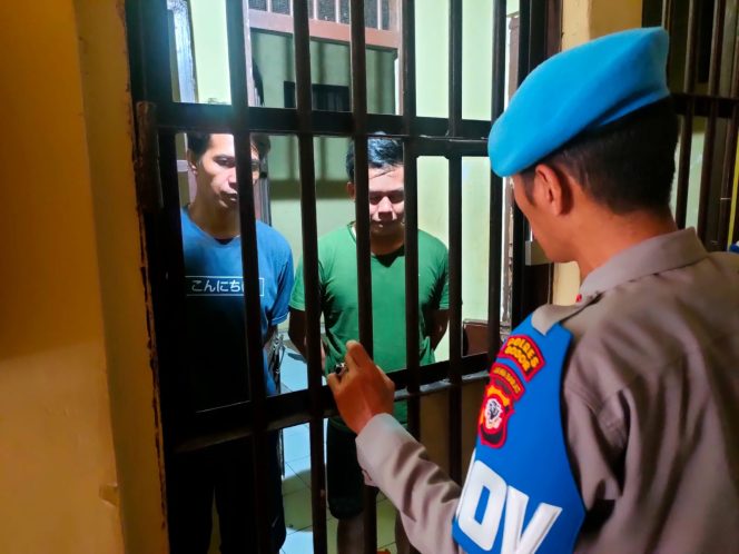 
					Kanit Provos Polsek Ciampea Polres Bogor Laksanakan Kontrol dan Cek Tahanan