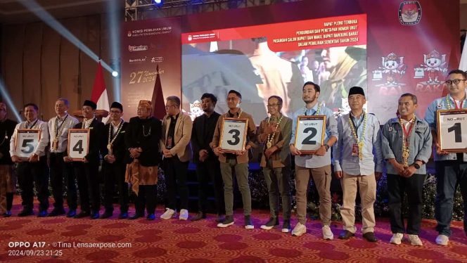 
					Nomor Urut Paslon Bupati Ditetapkan, Perang Selebritis Warnai Pilkada Bandung Barat 2024