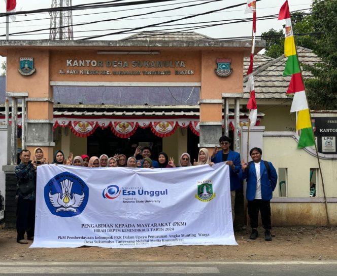 
					Hibah DRPTM Kemendikbud untuk Pemberdayaan Masyarakat dan Penurunan Stunting di Desa Sukamulya