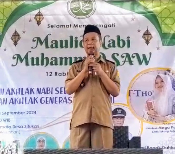
					Jadikan Akhlak Nabi Sebagai Pedoman Generasi Masa Kini, Pemdes Situsari Gelar Peringatan Maulid Nabi Muhammad SAW