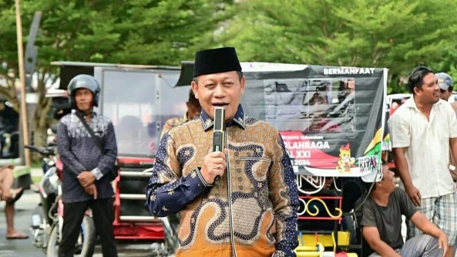 
					Walikota Tanjungbalai Hadir Dalam Acara Pelepasan Becak Promosi
