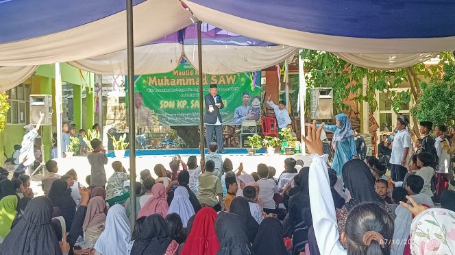 
					Tanamkan Kecintaan Sejak Dini Kepada Nabi, SDN Kp. Sawah 01 Cileungsi Peringati Maulid Nabi Muhammad SAW