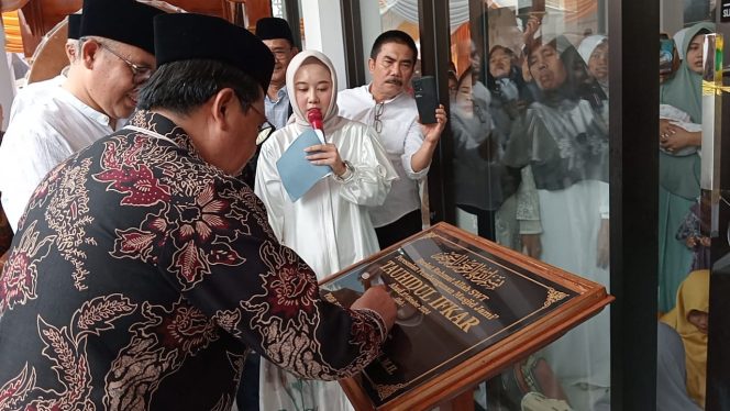 
					Peresmian Mesjid Jami Tauhibul Iftar oleh Mahkamah Agung, Jadi Kebanggaan Bagi Warga Sukamanah