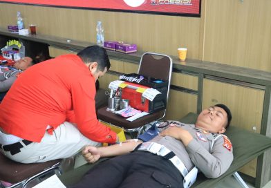 Peringati Hari Jadi Humas Polri ke-73, Polres Bogor Gelar Donor Darah Serentak