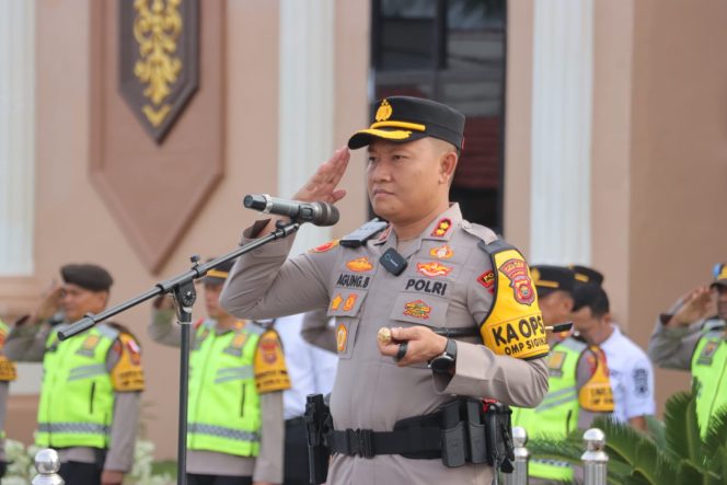 Kapolres Gelar Apel Pergeseran Pasukan Pengamanan TPS Pilkada Serentak 2024