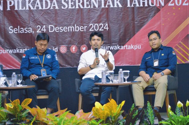 KPU Purwakarta Gelar Media Gathering, Umumkan Hasil Pilkada Serentak 2024