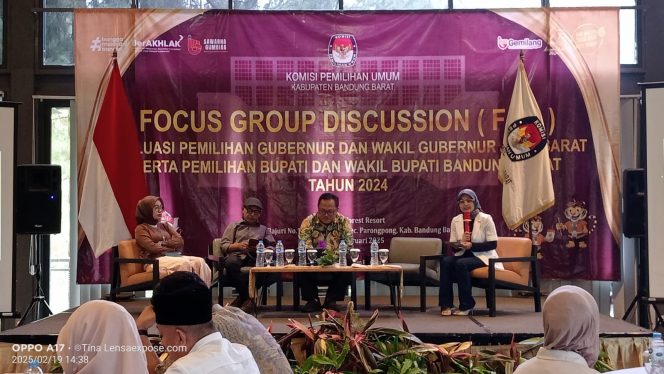 
					KPU Bandung Barat Gelar Focus Group Discussion, untuk Evaluasi Kualitas Pemilu Tahun 2024