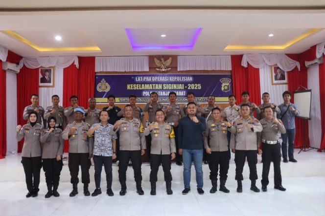 
					Kapolres Tanjab Barat Laksanakan Operasi Dengan Humanis Dan Tegaskan Sasaran Operasi Keselamatan Siginjai 2025