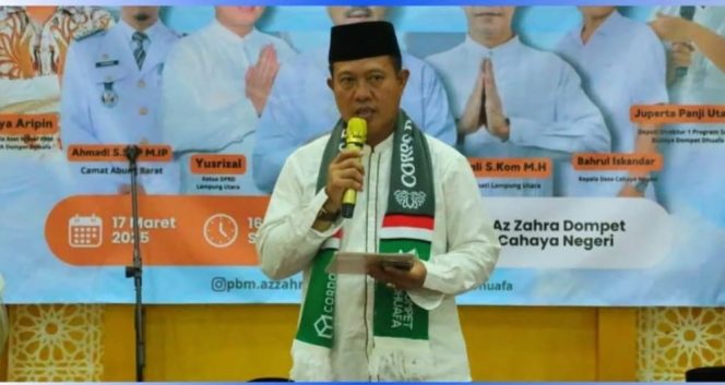 
					Ketua DPRD Lampung Utara Pimpin Tim III Safari Ramadan di Masjid Az Zahra Dompet Dhuafa