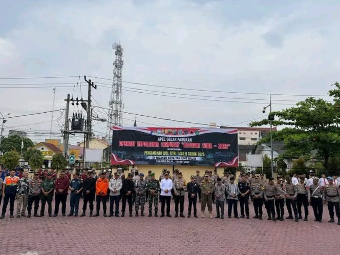
					Wakil Wali Kota Tanjungbalai Hadiri Apel Gelar Pasukan Operasi Ketupat Toba 2025