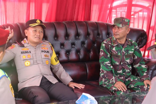 
					Polres Tanjabbar Tinjau Langsung Pospam Arus Mudik Lebaran