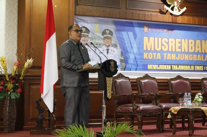 
					Buka Musrenbang RPJMD Kota Tanjungbalai Tahun 2025 – 2029, Wali Kota Sampaikan Berbagai Program Wujudkan Visi Misi Tanjungbalai EMAS