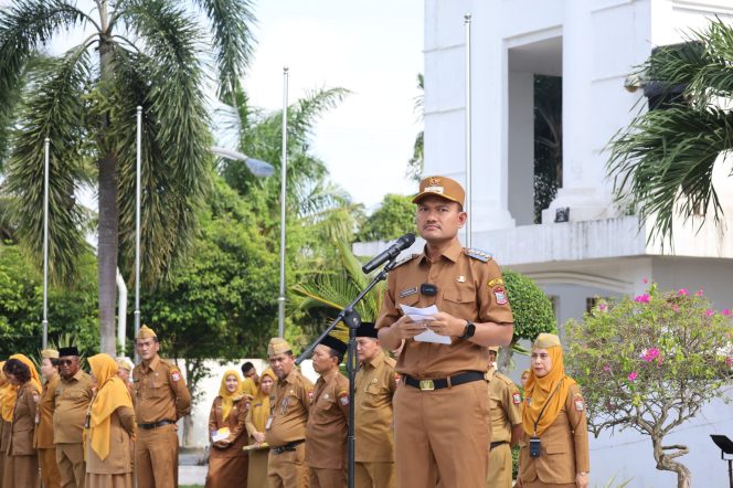 
					Wali Kota Tanjungbalai Pimpin Apel Gabungan dan Validasi Eksisting Tenaga Non ASN Database