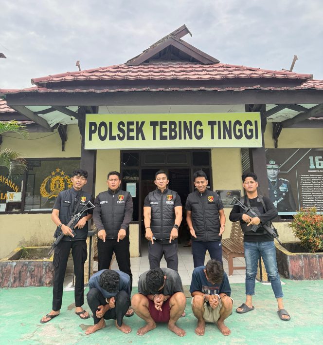 
					Kapolsek Tebing Tinggi Amankan Pelaku Pencurian Curanmor