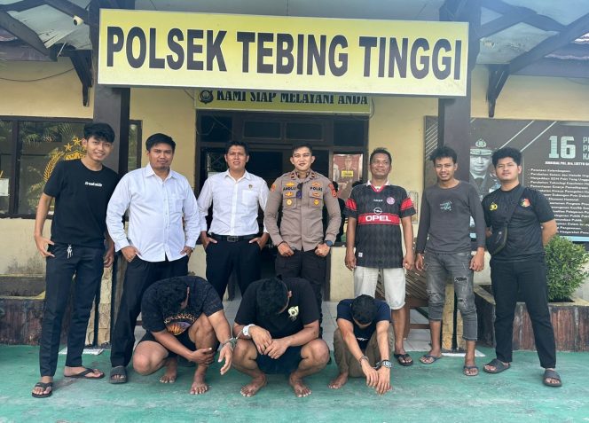Kapolsek Tebing Tinggi Berhasil Ungkap Pelaku Peredaran Narkotika Jenis Sabu-Sabu