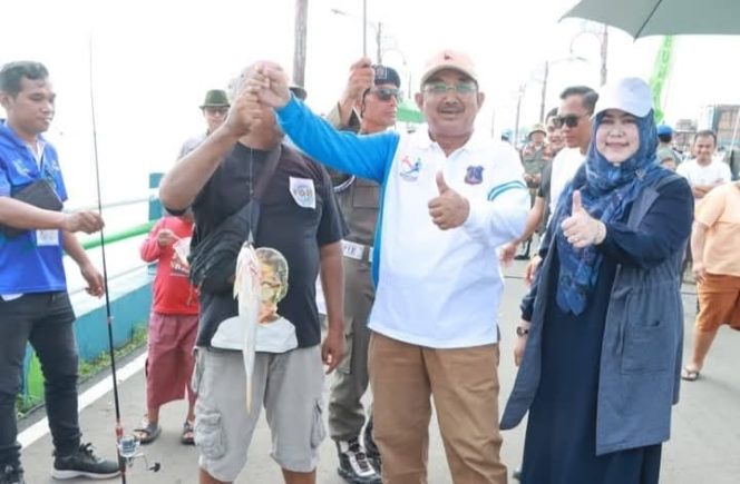 Bupati Anwar Sadat Buka Lomba Mancing Mania Kuala Tungkal
