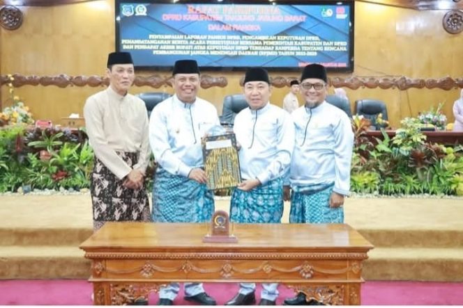 Wakil Bupati Katamso Hadiri Rapat Paripurna Ke-IV DPRD Kabupaten Tanjung Jabung Barat