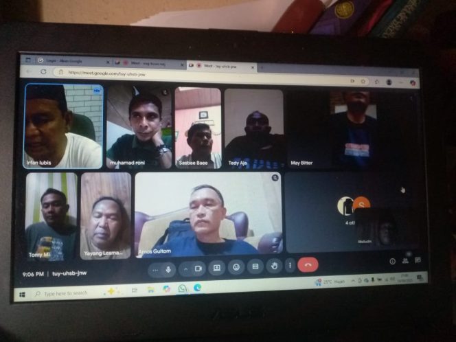 
					Suasana Akrab Melalui Zoom Meeting yang Digelar CEO Expose Group Bersama Crew