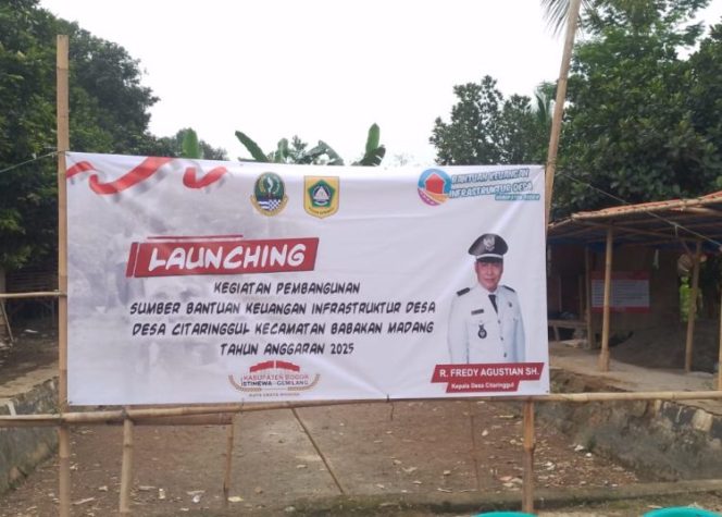 
					Desa Citaringgul Launching Bankeu Sekaligus Peletakan Batu Pertama Bangun TPT Pake Dana Bankeu 2025