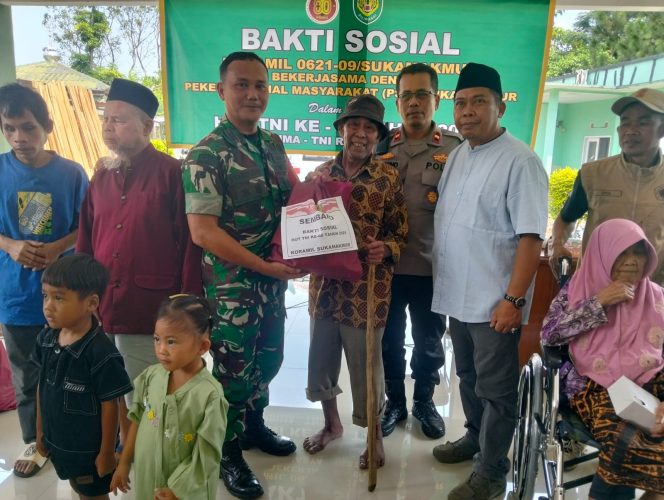
					Sambut HUT TNI Ke 80, Koramil Sukamakmur Kolaborasi Dengan PSM Gelar Bhakti Sosial