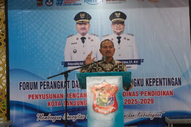 
					Wali Kota Tanjungbalai Buka Forum Perangkat Daerah/Forum Pemangku Kepentingan Penyusunan Renstra Dinas Pendidikan 2025-2029