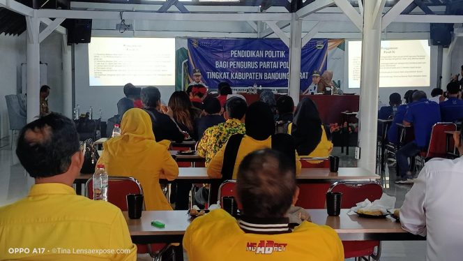 Bangun Etika dan Budaya Politik Sehat, Kesbangpol KBB Gelar Pendidikan Politik bagi Pengurus Partai