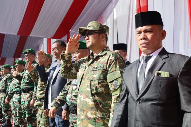 
					Harapan Wakil Wali Kota Tanjungbalai Pada Perayaan HUT TNI Ke-80 TNI di Lapangan Merdeka Medan, TNI semakin profesional, Dicintai rakyat dan Bersinergi Dengan Pemerintah Daerah