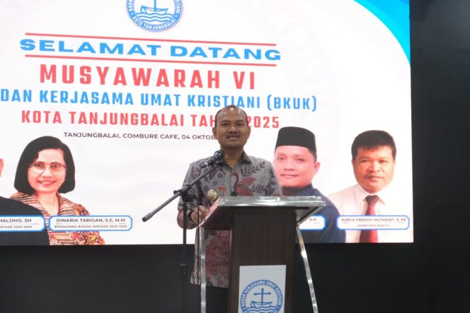 
					Pesan Wali Kota Tanjungbalai Saat Membuka Musda Ke-VI BKUK, Bangun Kerja Sama Yang Kokoh Antar Sesama, Pemerintah dan Toleransi Umat Beragama