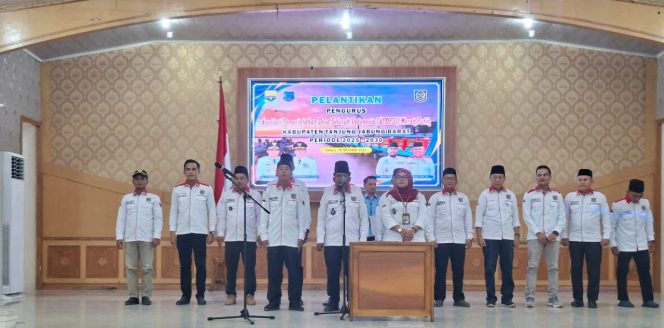 Pelantikan Pengurus APDESI Merah Putih Kabupaten Tanjung Jabung Barat, Abdul Gani,S,Pd Periode 2025-2030