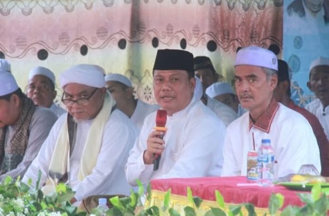 
					Wakil Bupati Katamso Hadiri Haul Akbar Sulthonul Aulia Syekh Abdul Qadir Al-Jailani di Desa Dataran Pinang